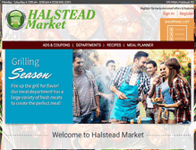 Tablet Screenshot of halsteadmarket.com